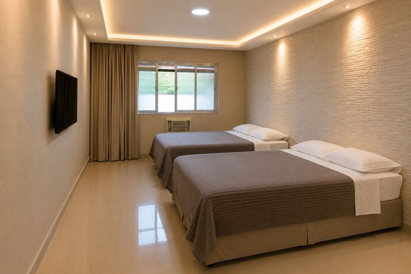 Comfort Quadruple Room, Balcony, Courtyard View | WiFi (free)