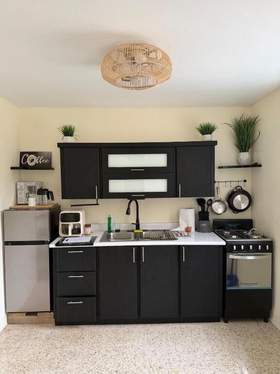 Apartment, Patio, Garden View | Private kitchen