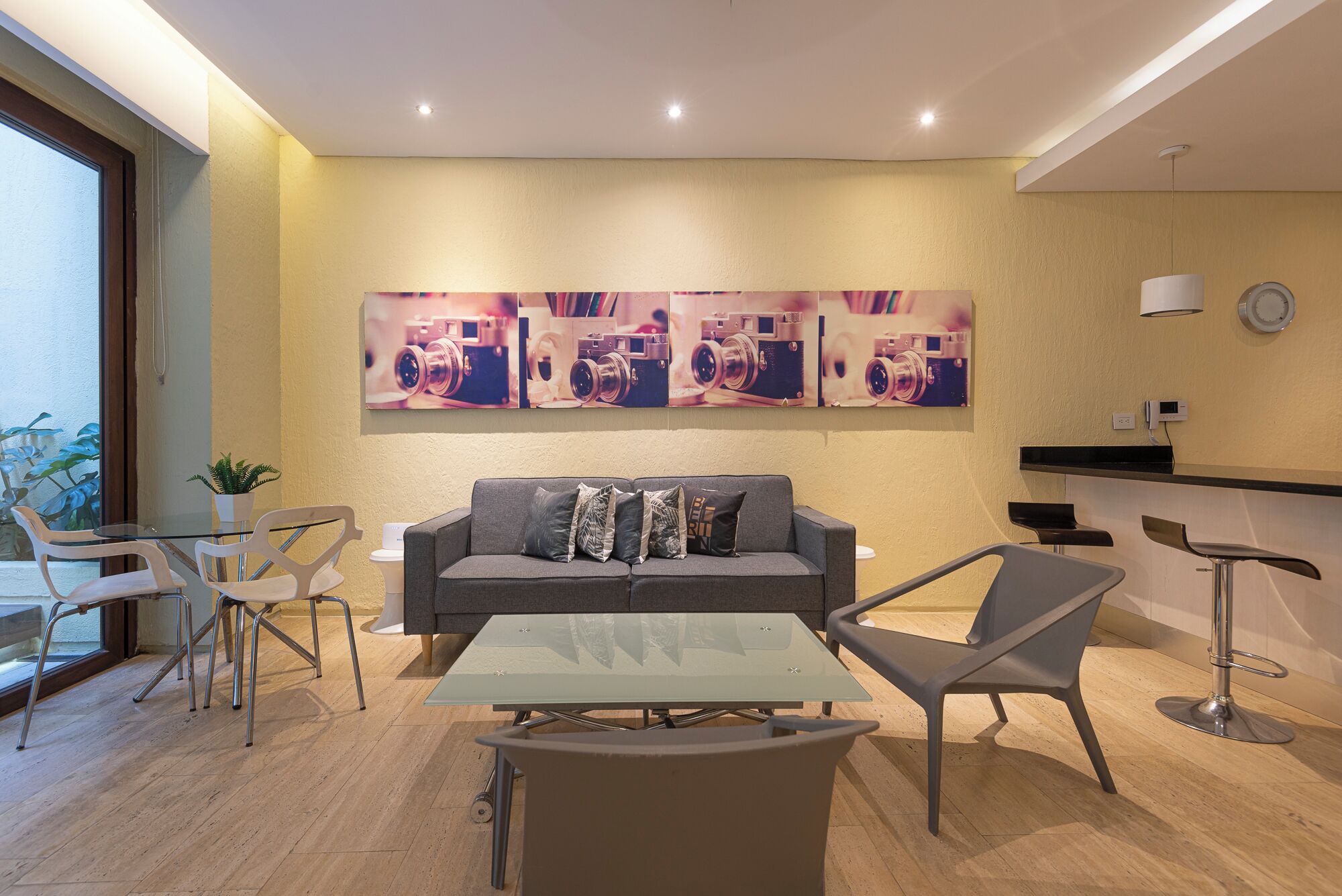 Luxury-Loft, Terrasse | Innenbereich