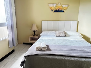 2 bedrooms, iron/ironing board, WiFi (free), bed sheets