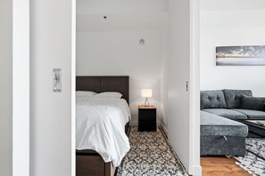Desk, iron/ironing board, free WiFi, bed sheets - Furnished Condo with Great Views | 1 Bed | 1 Bath | (Winnipeg)