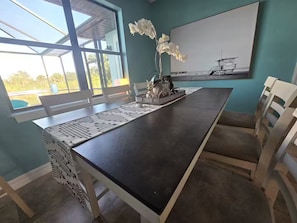 Dining - Luxury Waterfront Pool Home Minutes from Boca Grande and Englewood Beaches! (Port Charlotte)