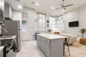 Private kitchen - The Melody Master Suite  in the Heart of NOLA (New Orleans)