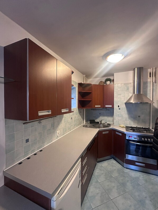 Private kitchen - Zelazna 2-bedroom apartment in City Center,Pet Friendly (Warszawa)