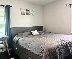 2 dormitorios, tabla de planchar con plancha, wifi y ropa de cama