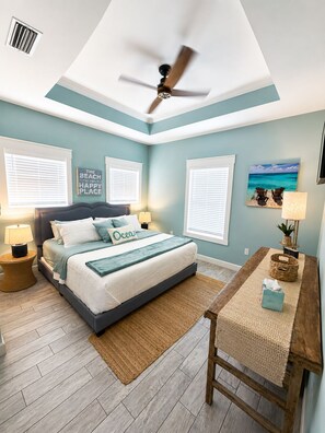 2 bedrooms, iron/ironing board, WiFi (free), bed sheets
