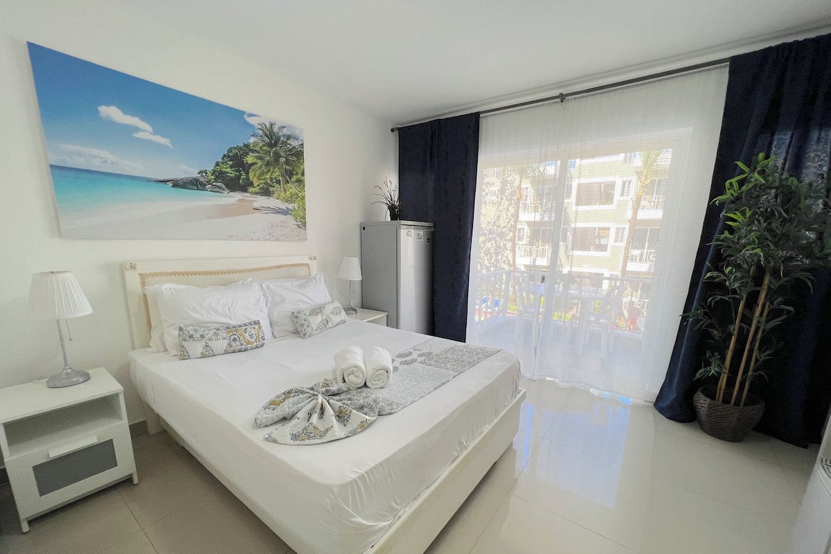 Studio Confort, balcon