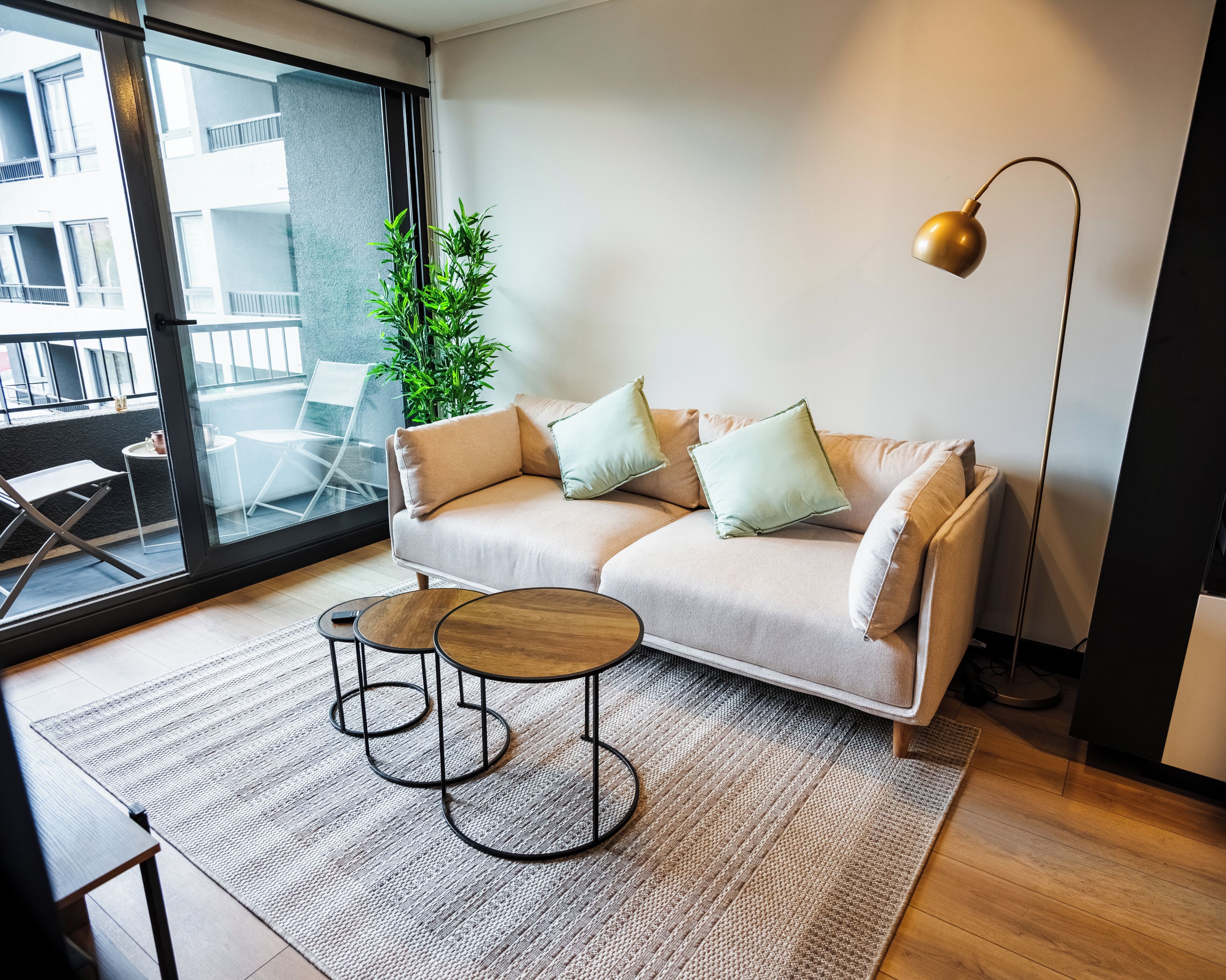Standard Apartment, Balcony, City View | Living area