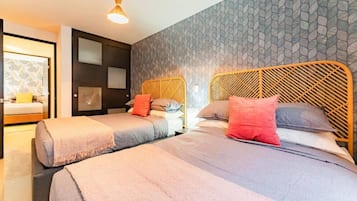 Desk, iron/ironing board, travel crib, WiFi