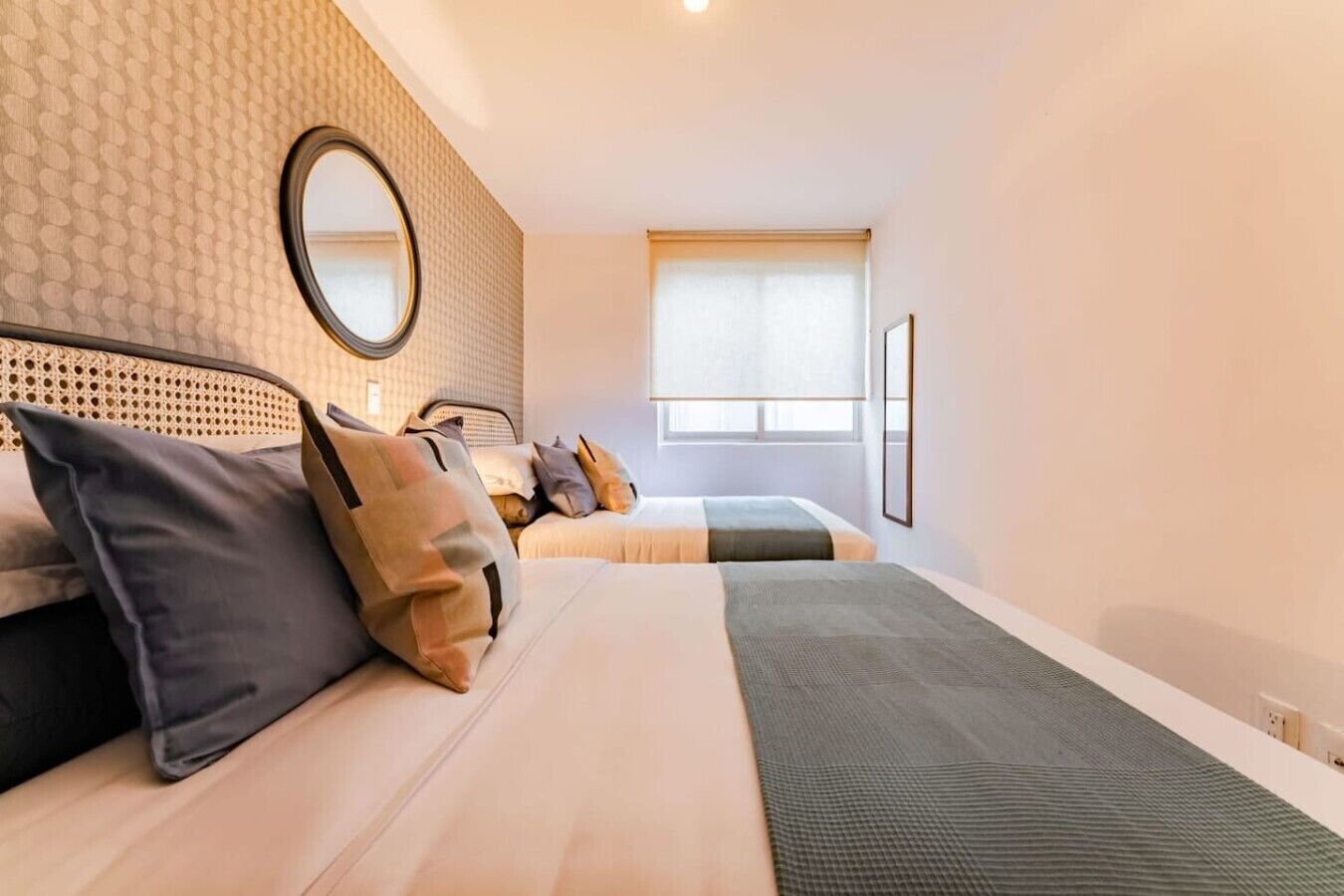 Desk, iron/ironing board, travel crib, WiFi