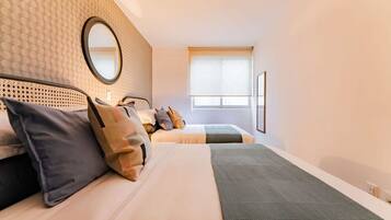 Desk, iron/ironing board, travel crib, WiFi