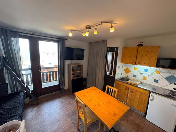 Interior - Studio 16m² - Balcon - Wifi - Risoul Le Villaret (Risoul)