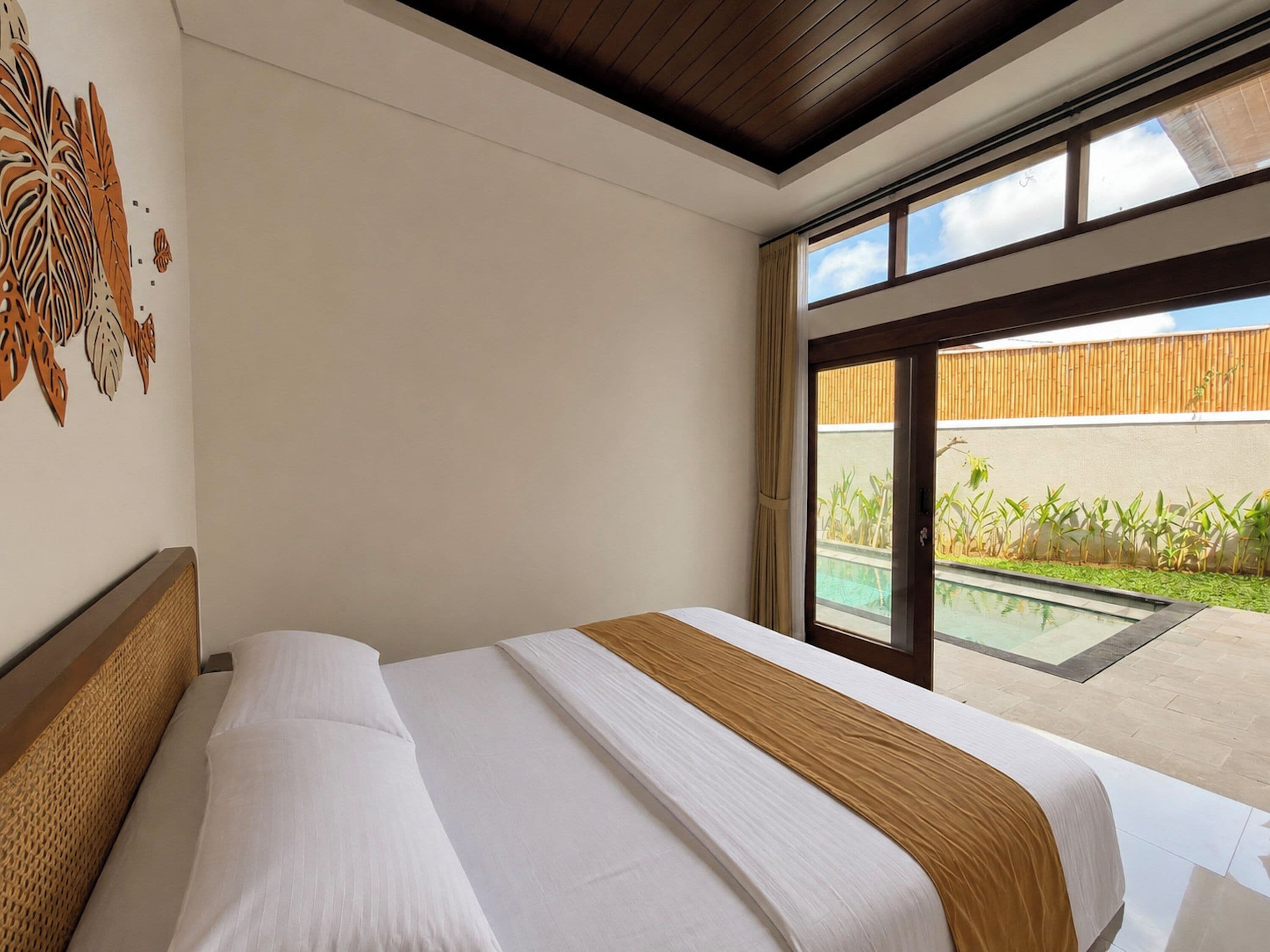 Villa, 2 Schlafzimmer, Poolblick | Schreibtisch, kostenloses WLAN, Bettwäsche