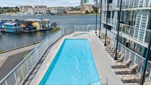 Pool - Peak July Escape! Spacious 2BR Suite in the Heart of Victoria (Victoria)