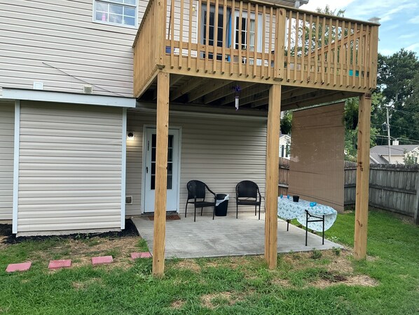 Terrace/patio - Welcoming 1-bedroom studio with AC in charming Conley (Conley)