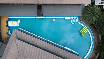 Indoor pool, outdoor pool