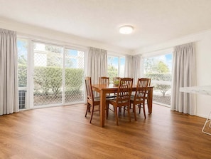 Dining - Ground Floor Beachfront Escape, Pool Views,Surfside Resort (Sunshine Coast)