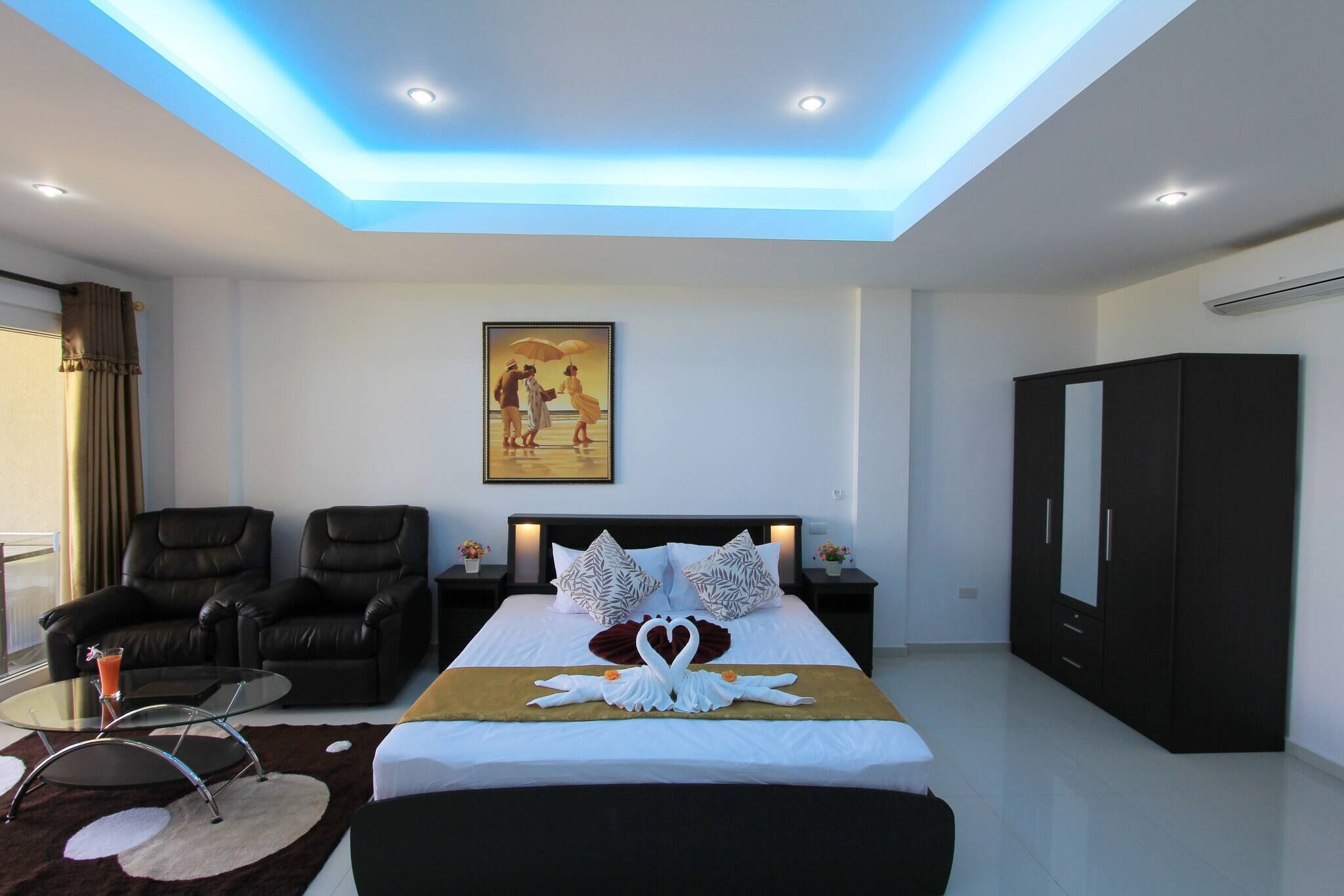 Studio, 1 phòng ngủ, ban công, quang cảnh biển | 1 phòng ngủ 