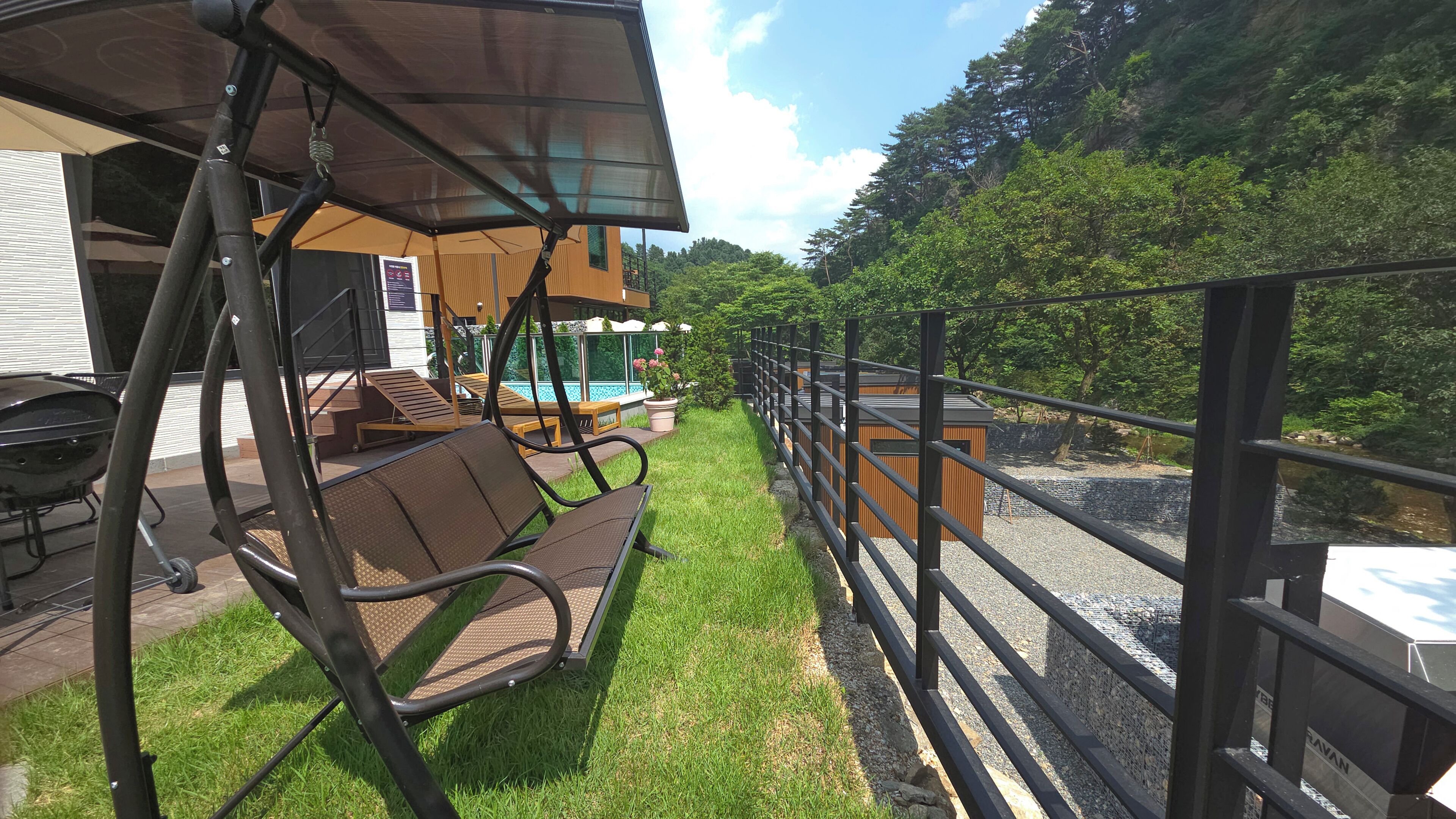 Vila, 2 Tempat Tidur Queen, kolam renang pribadi, pemandangan lembah | Bathtub spa outdoor