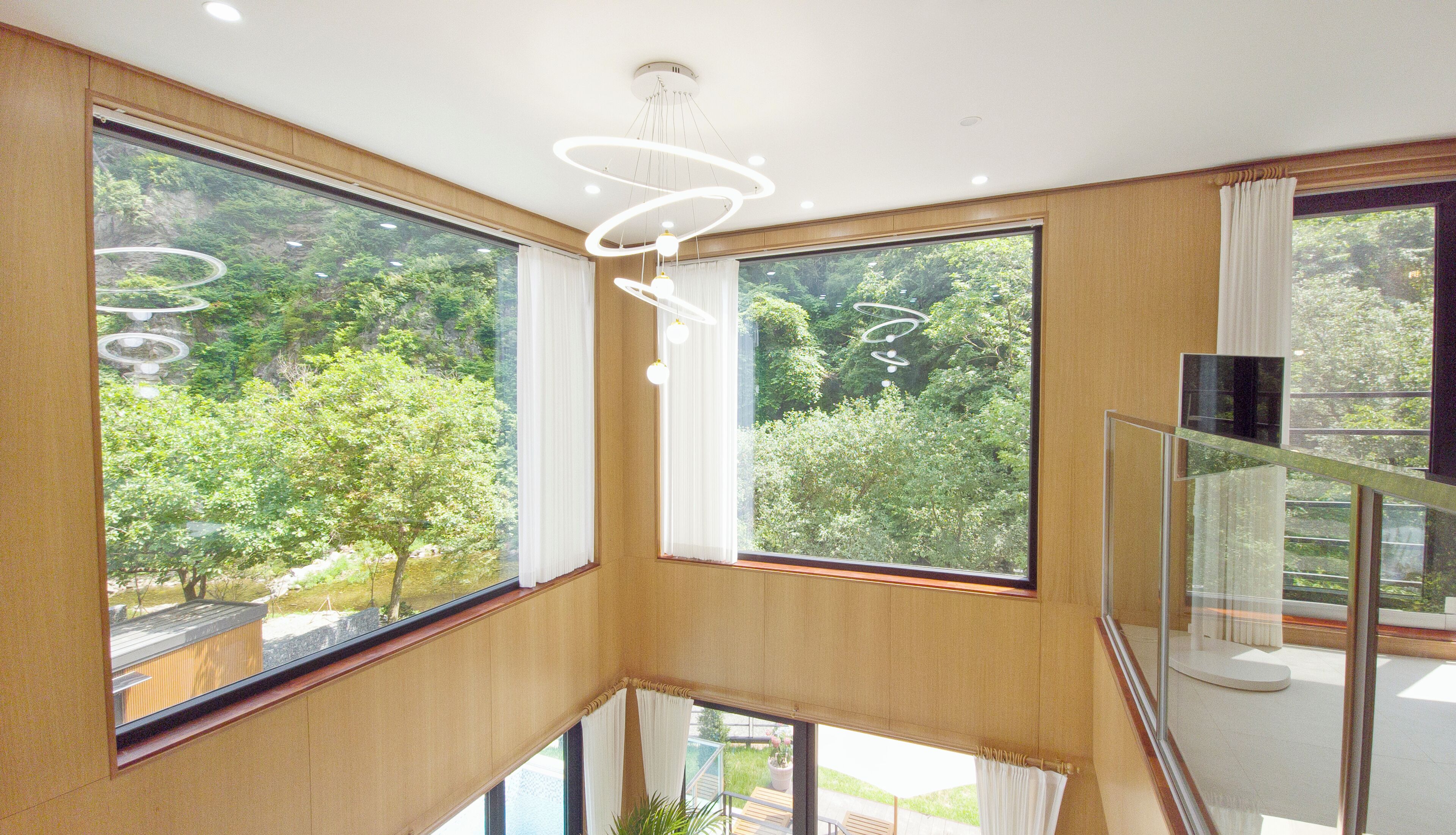 Vila, 2 Tempat Tidur Queen, kolam renang pribadi, pemandangan lembah | Interior