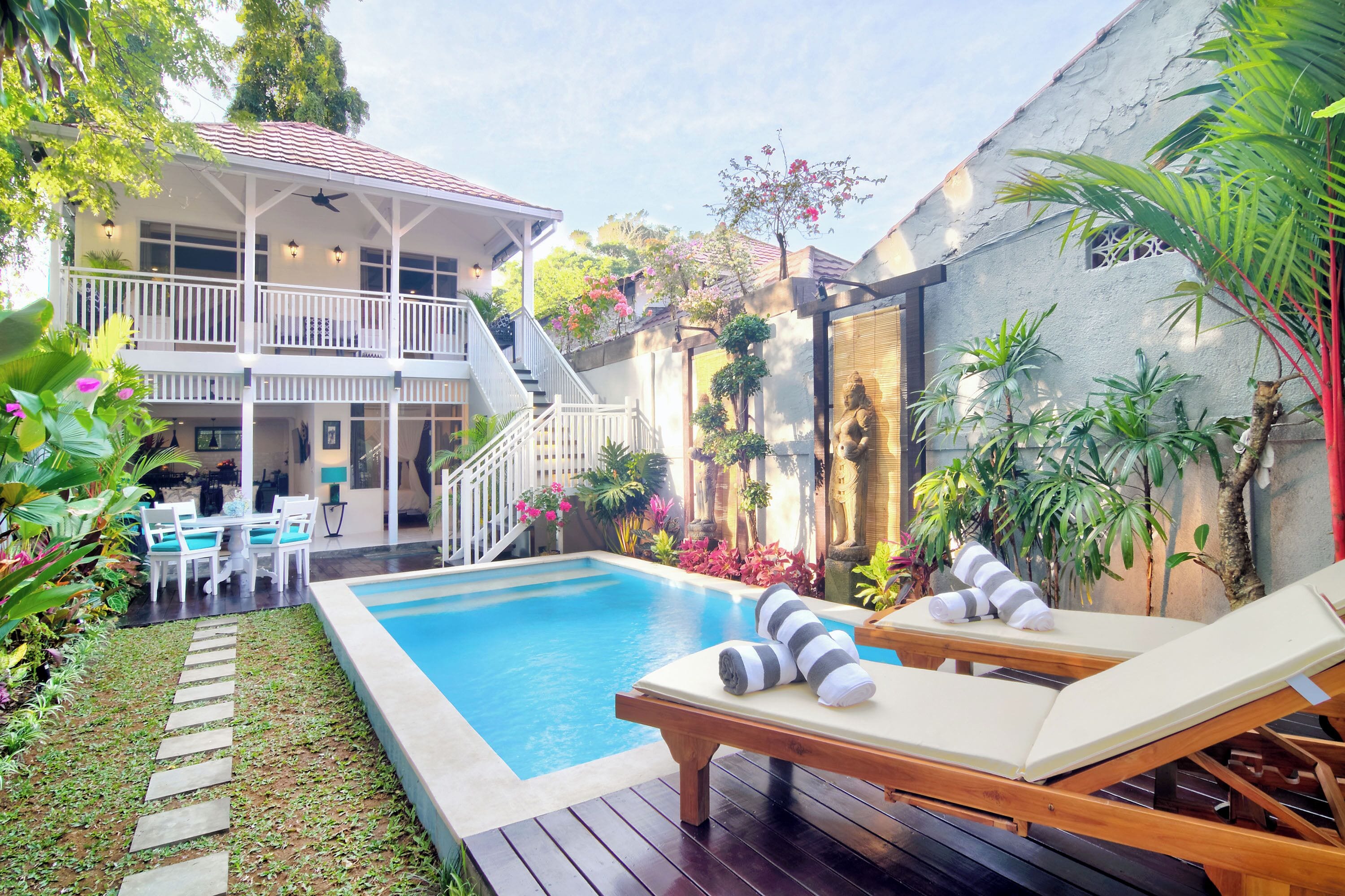 Design Villa, 3 Bedrooms, Balcony | Pool | Outdoor pool, pool umbrellas, sun loungers