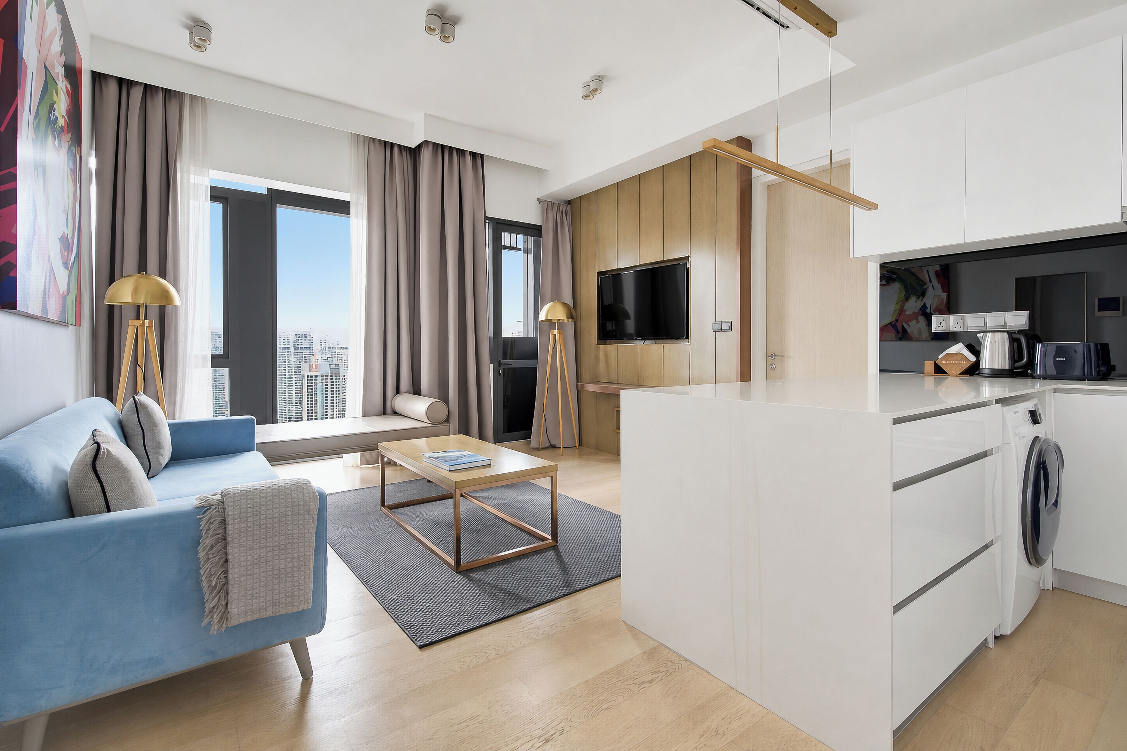 Apartment, 1 Bedroom | Living area