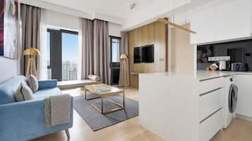Apartment, 1 Bedroom | Living area