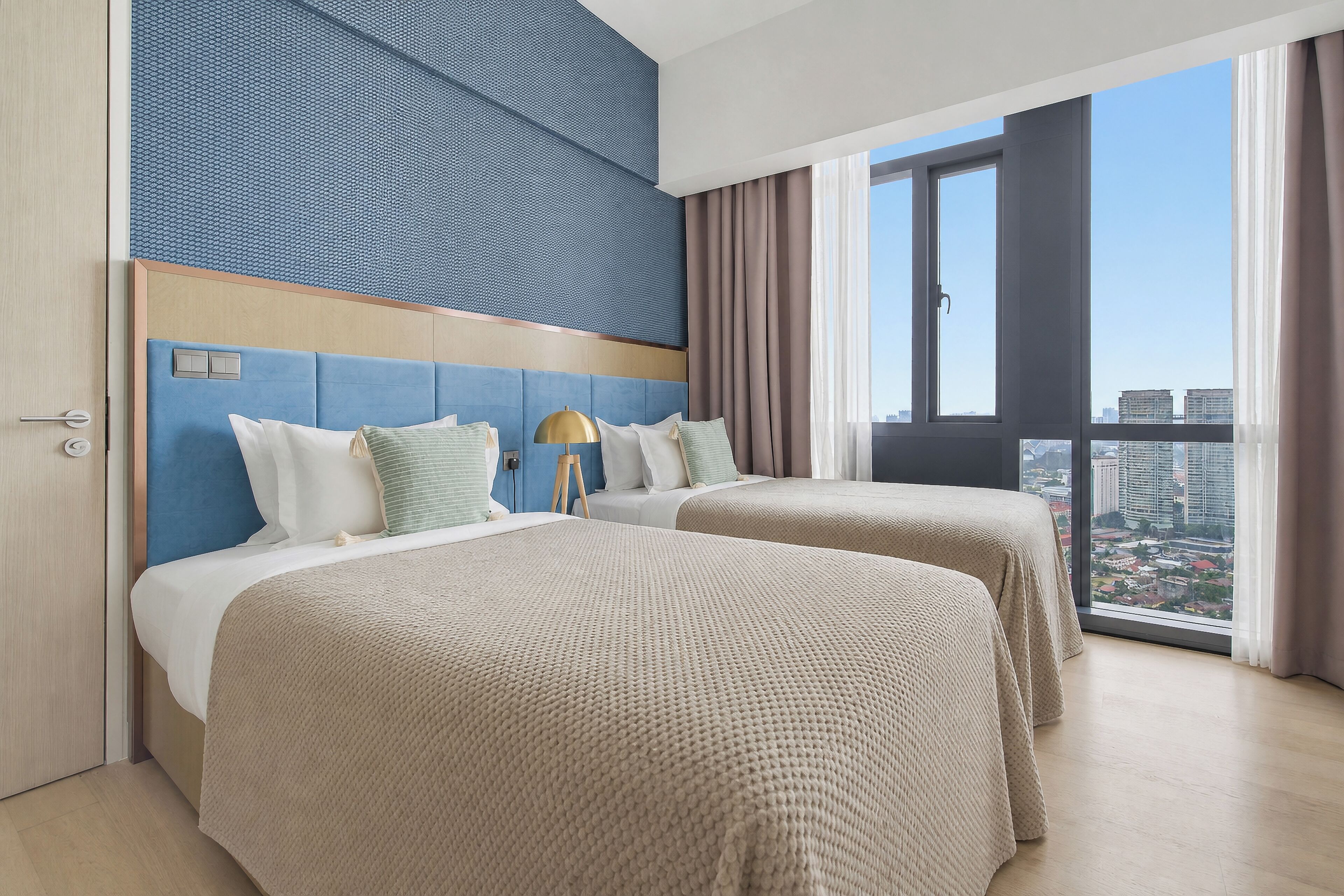 Apartment, 1 Bedroom | In-room safe, blackout drapes, soundproofing, iron/ironing board