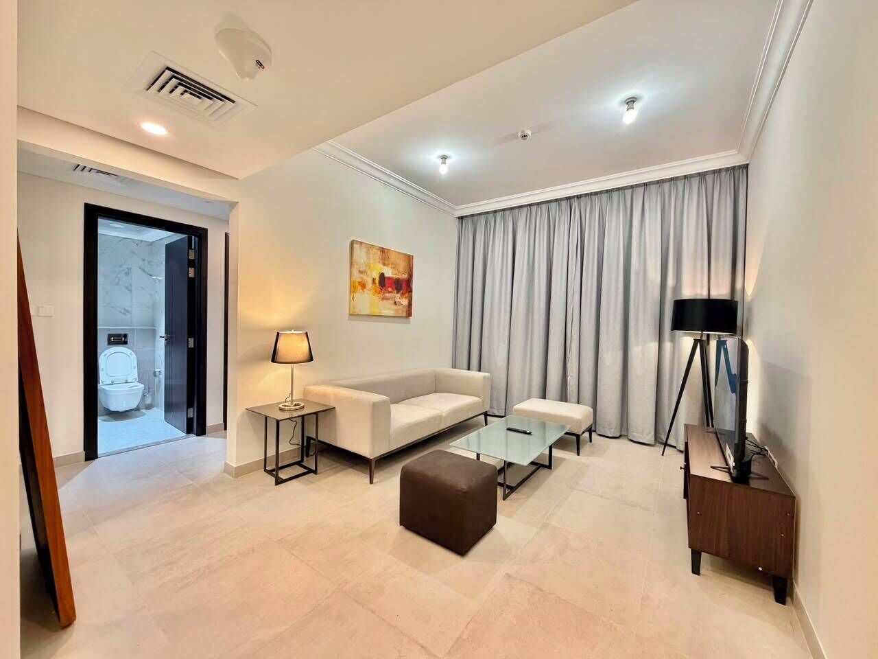 Standard Apartment, 1 Bedroom | Laptop workspace, blackout curtains, free WiFi, bed sheets
