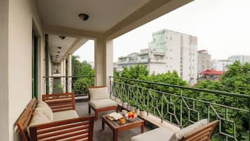 Maisonette, Balkon, Stadtblick | Blick vom Balkon