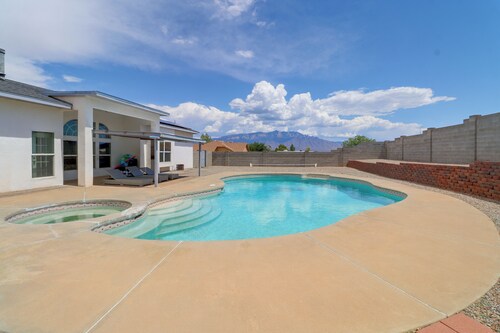 Extended Desert Pool House! Home Outside ABQ