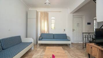 Dupleks, balkon | Wi-Fi gratis dan seprai linen
