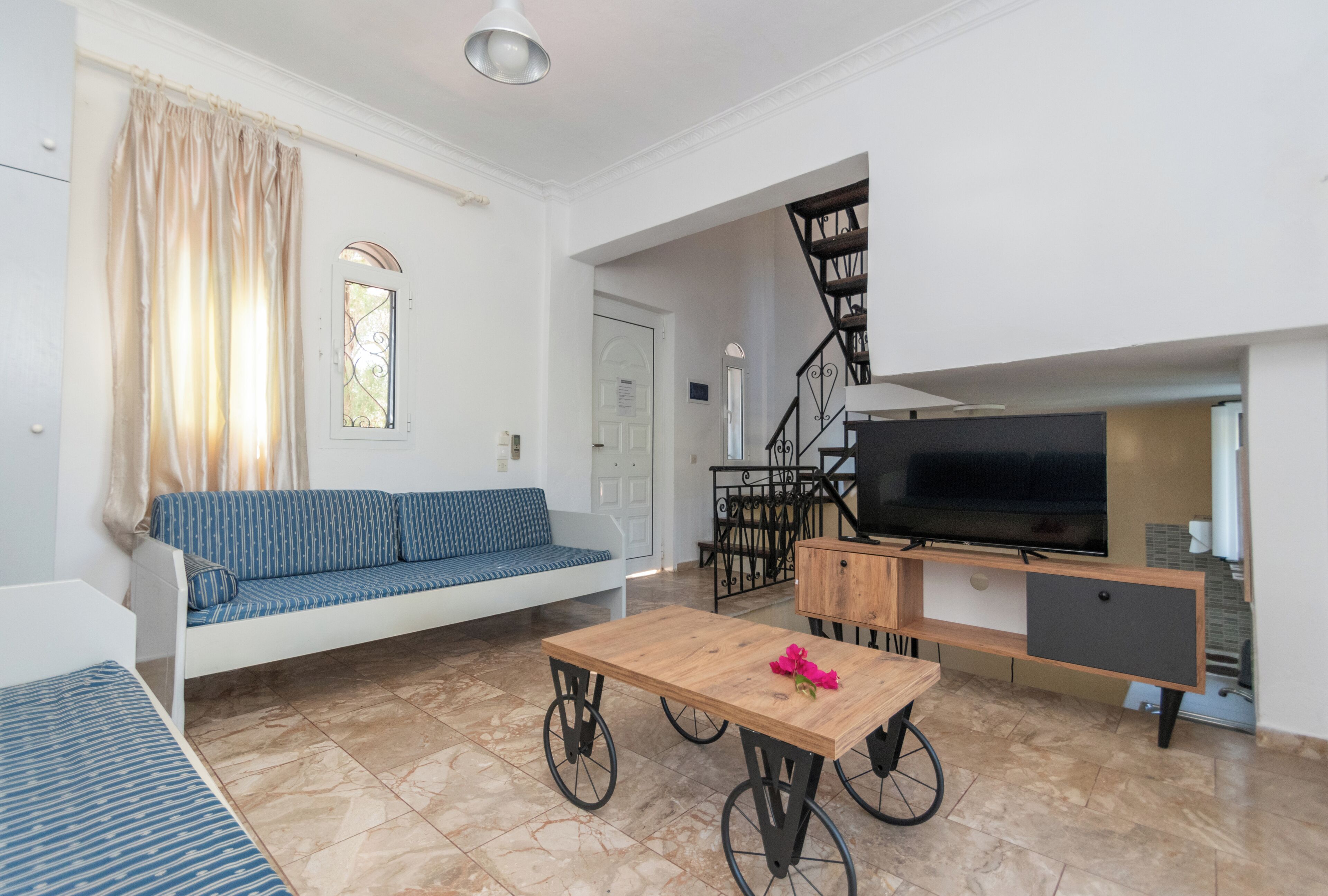 Dupleks, balkon | Wi-Fi gratis dan seprai linen