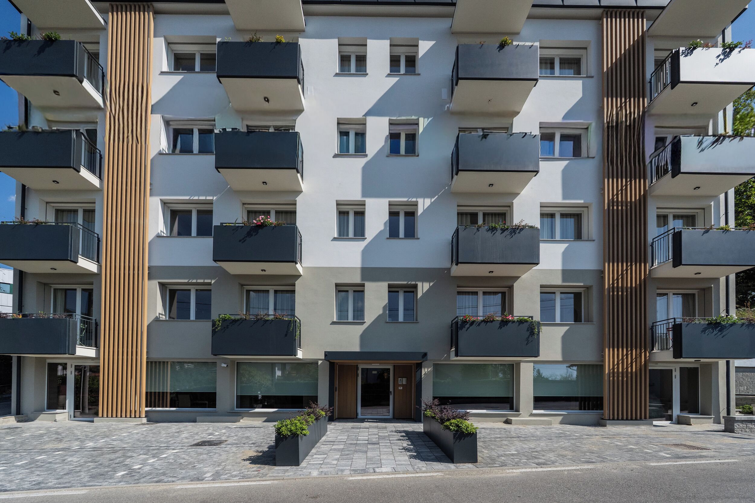 Fassade der Unterkunft