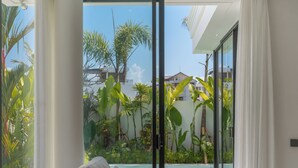 Villa, vistas a la piscina | Sala de estar
