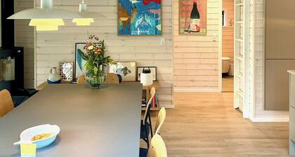 Newly built holiday home 200 m from beach in Mols