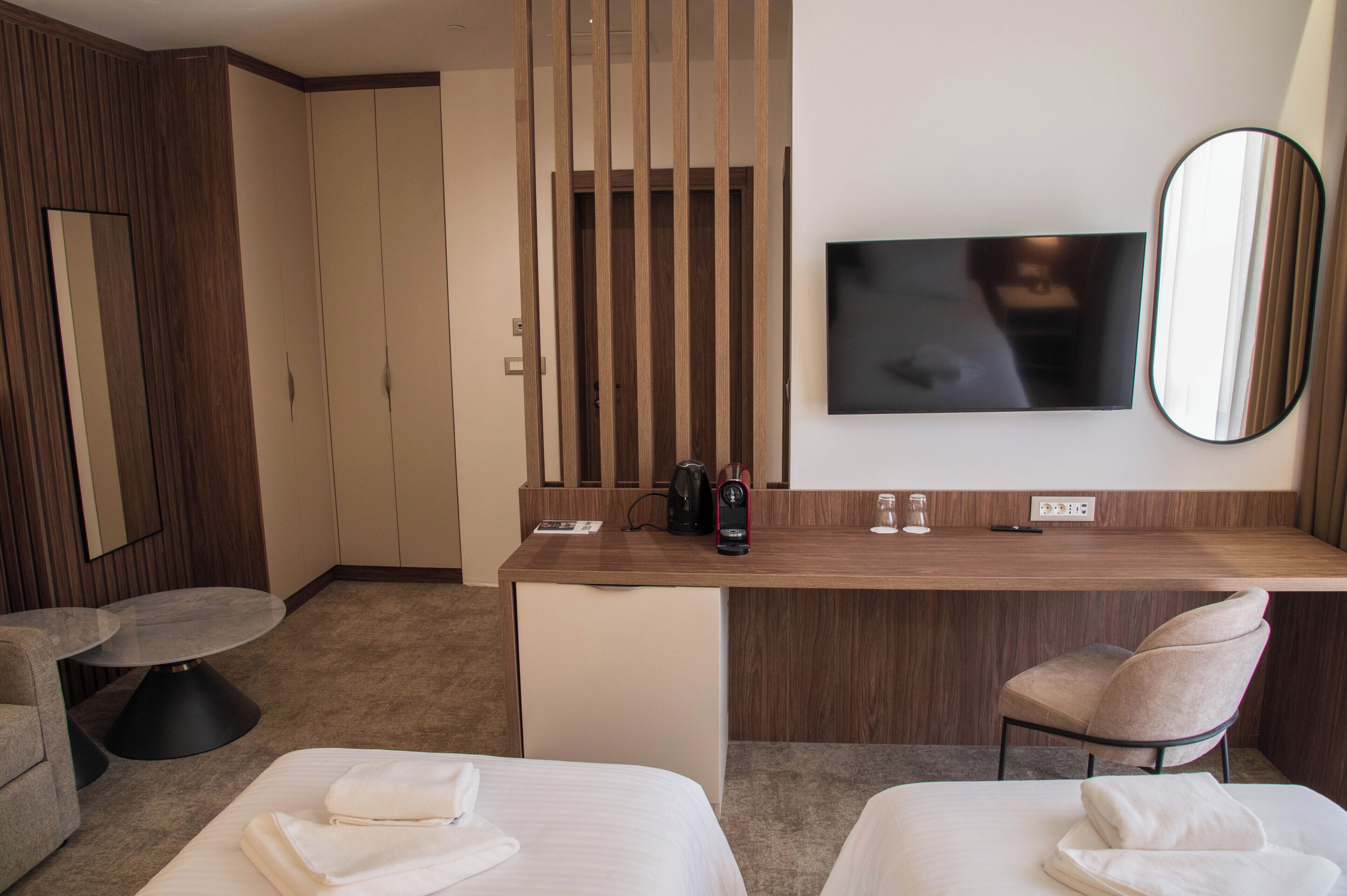 Junior Studio, Balcony, City View | In-room safe, desk, laptop workspace, soundproofing