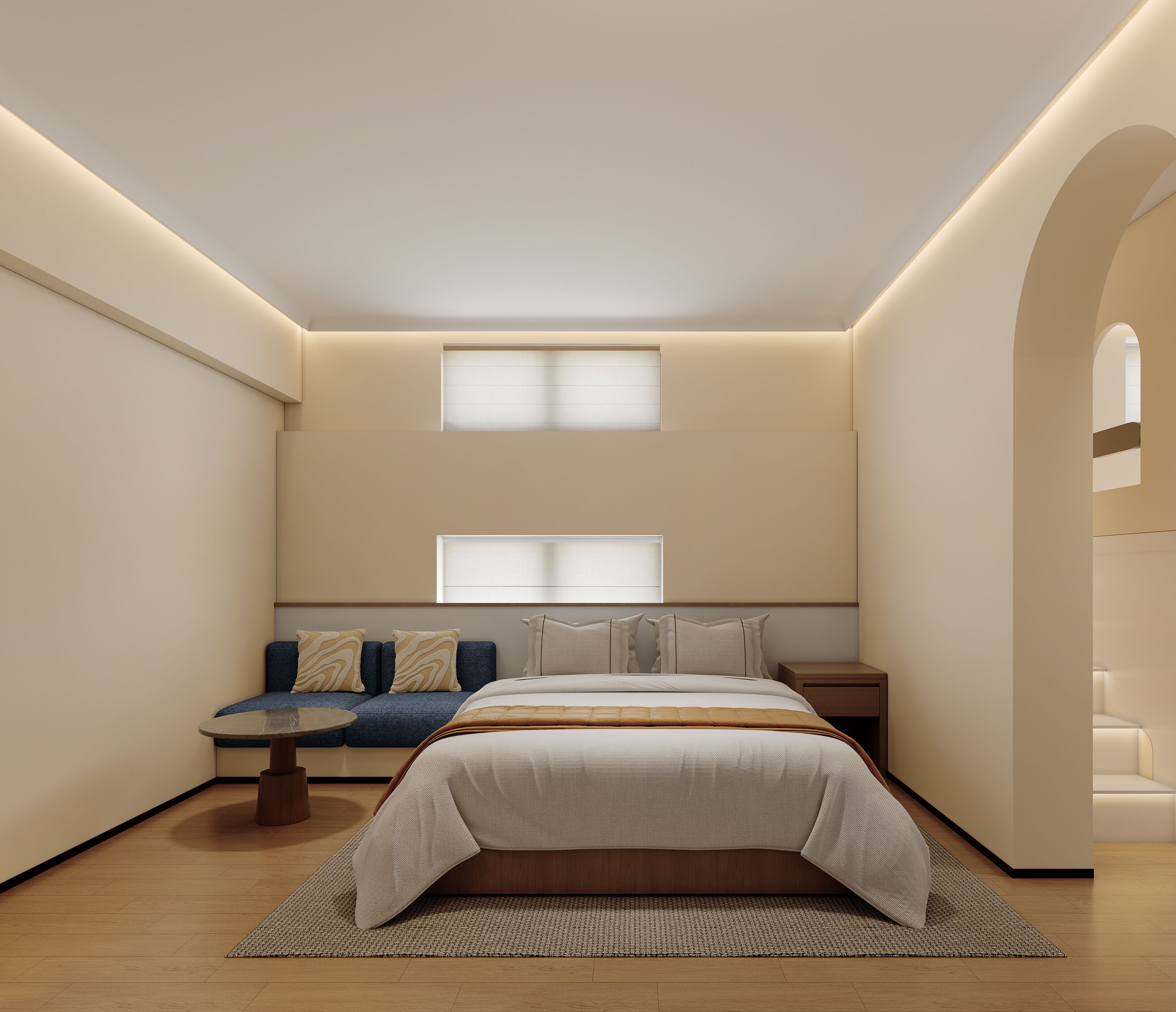 Minibar, caja de seguridad en la habitación, wifi gratis y ropa de cama 