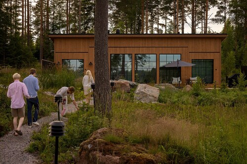 New Seaside Villa – Own Sandy Beach, Pier & Wood-Fired Beach Sauna
