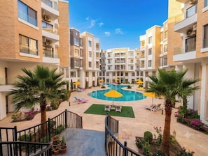 Pool - Boho-style studio for rent in Aqua infinity resort (Red Sea Governorate)