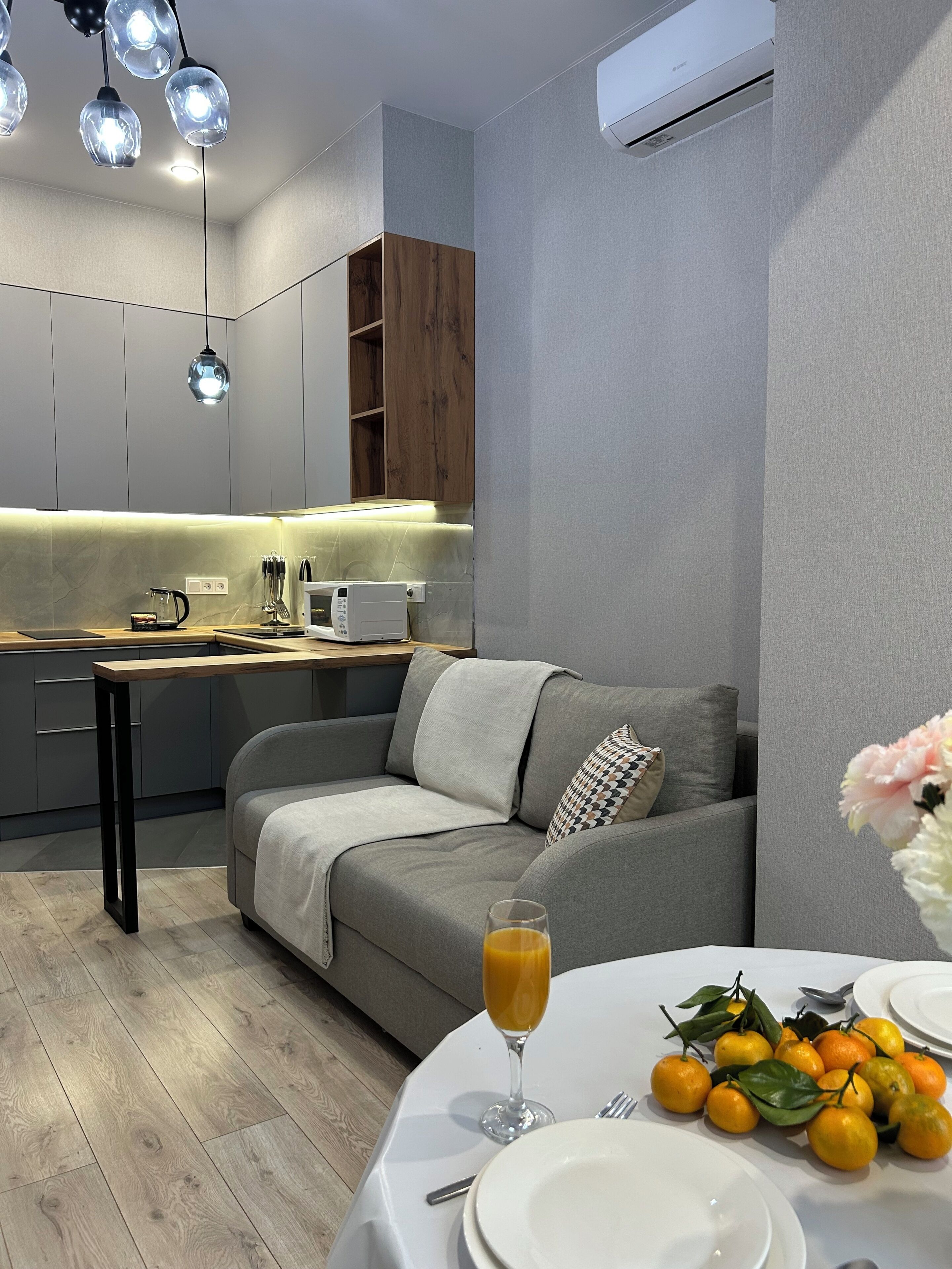 Appartement Confort, 1 grand lit et 1 canapé-lit, baignoire, côté cour intérieure | Intérieur