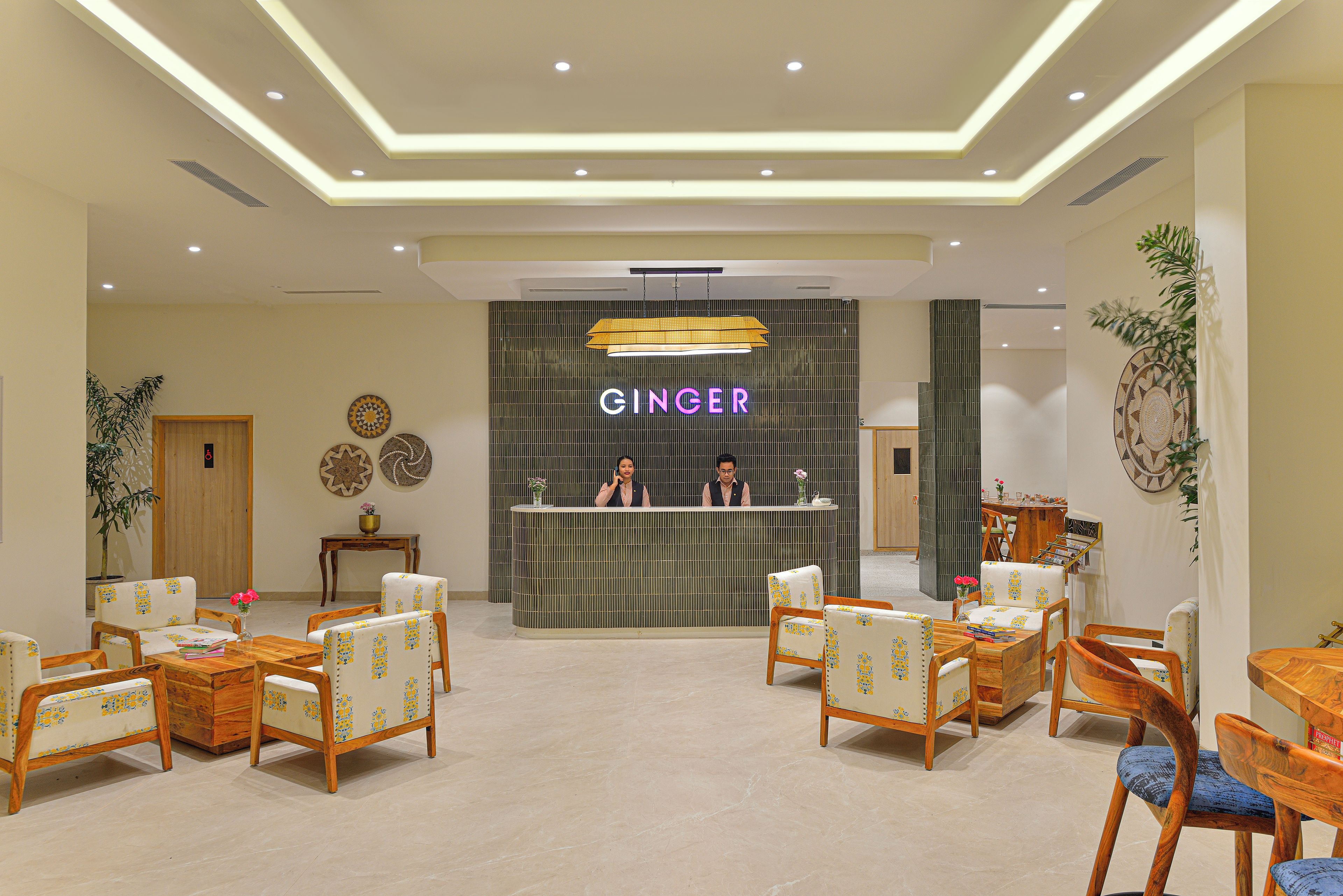 Lobby sitting area