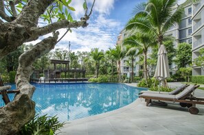 Outdoor pool - Cozy Studio Apartment E414 (Thalang/Sakhu)