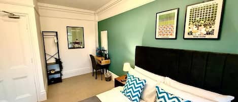 Desk, iron/ironing board, WiFi (free)