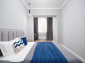 Comfort Apartment, Kitchen | Iron/ironing board, free WiFi - Comfort City Residence with beatiful vew (Almaty)