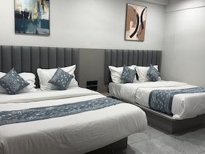 In-room safe, desk, laptop workspace, iron/ironing board - Hotel Civik (Ahmedabad)