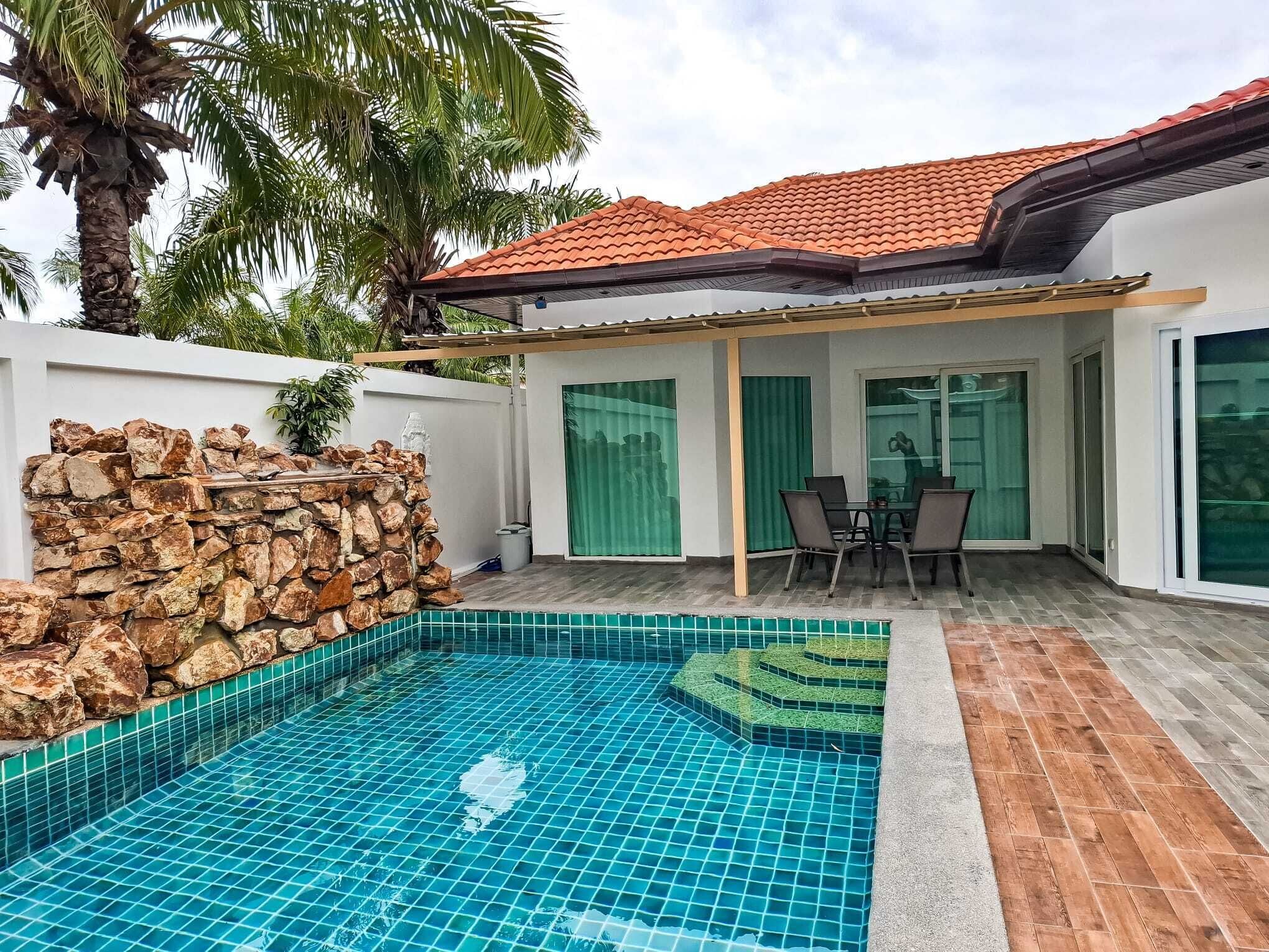 Superior-villa - terrasse - udsigt til pool | Pool