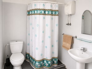 Ferienhaus, Strandblick | Badezimmer