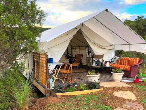 Pet-Friendly and Gorgeous Safari Tent for a Glamping Getaway near White River National Forest, Colorado