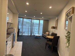 Living area - Sun-Drenched 1BD Apt in the heart of South Yarra (South Yarra)
